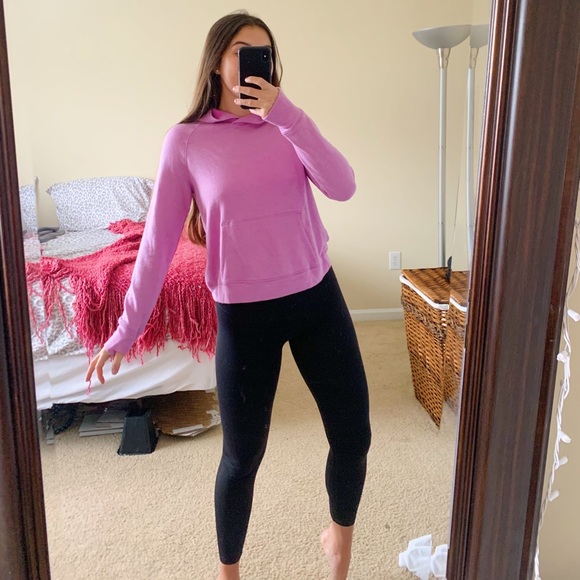 athleta girl criss cross hoodie